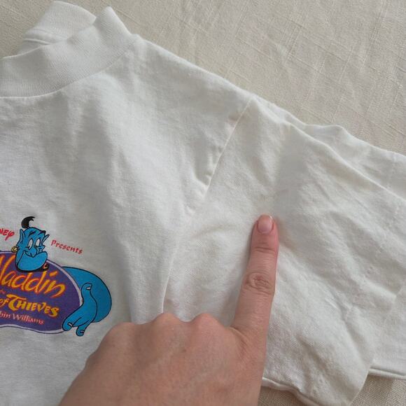 Vintage Aladdin King of Thieves Tee kids 8/10 - Picture 7 of 7
